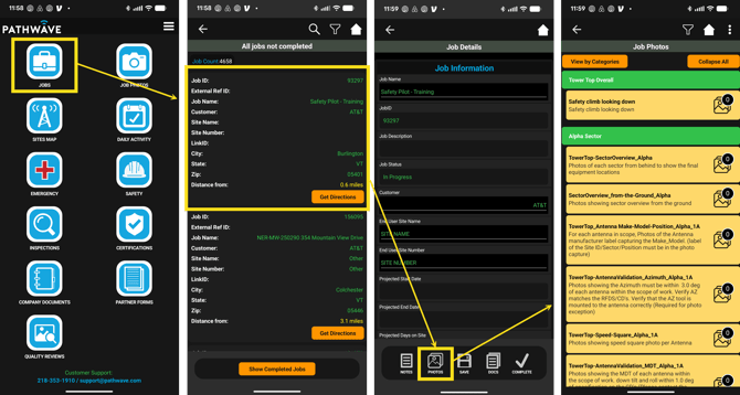 Capture Photos in Pathwave Mobile App