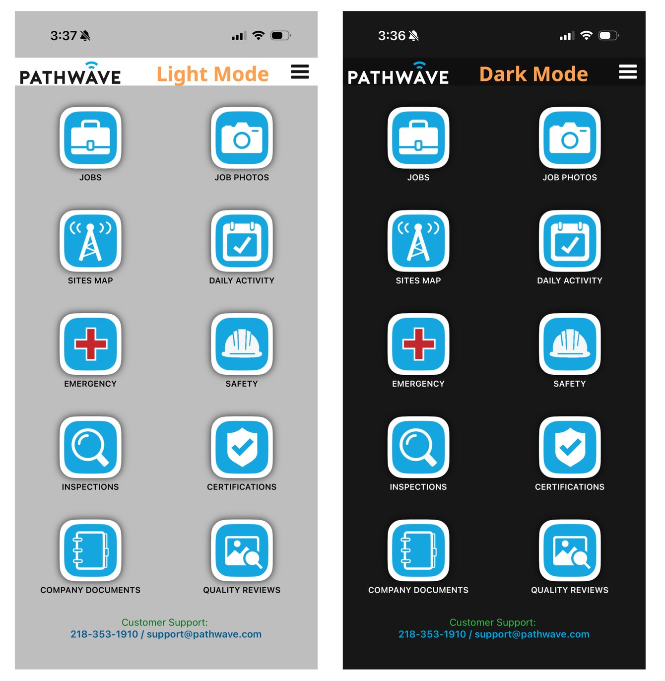 Feature Focus: Light Mode & Dark Mode in the Pathwave Mobile App