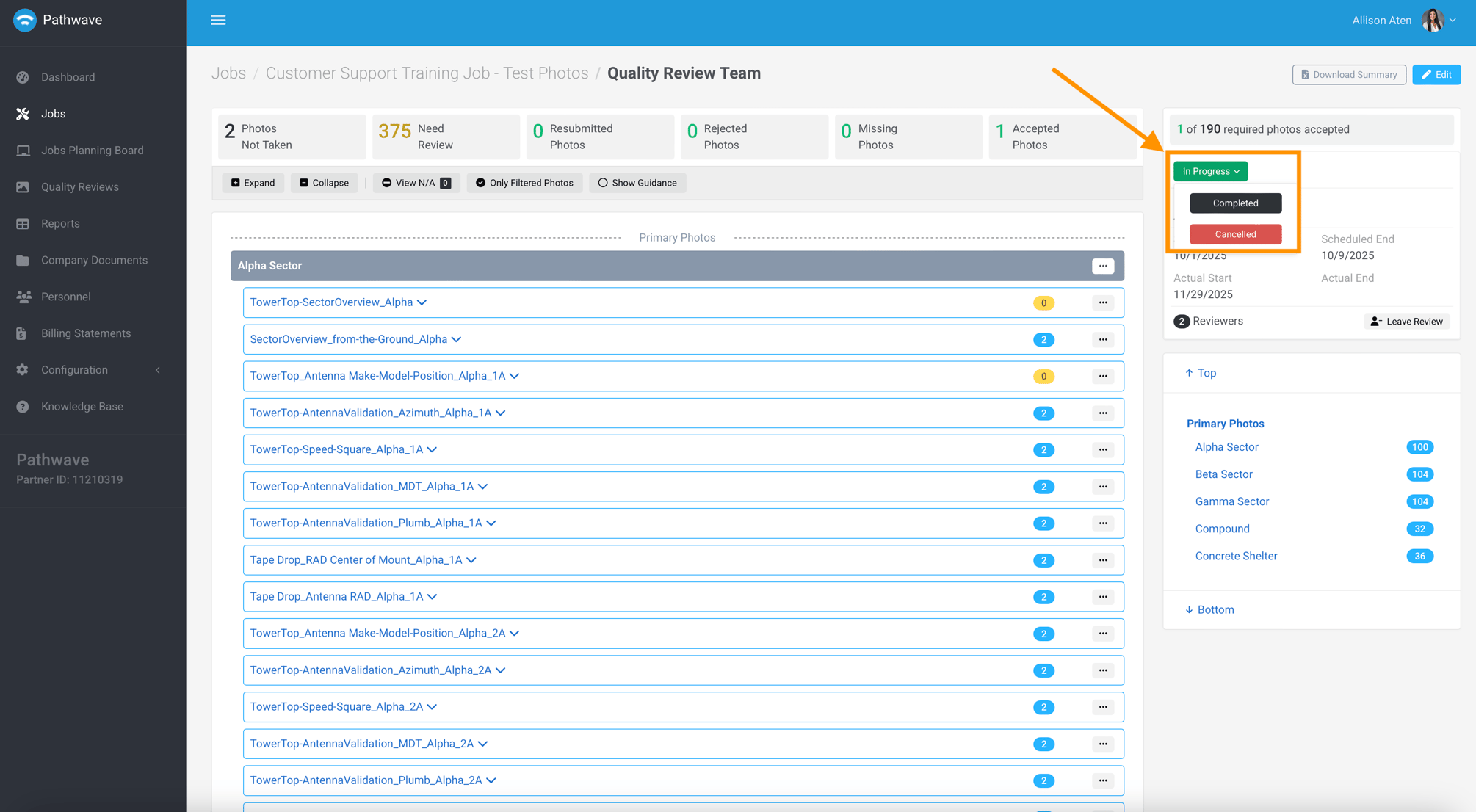 Status Review Options 3.2 Understanding Review Statuses in Pathwave